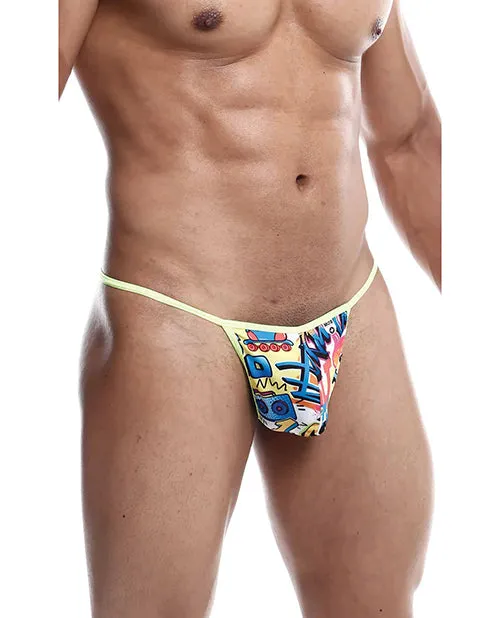 Malebasics Male Basics Sinful Hipster Wow T Thong GString Yellow Print LG Male Sex Toys Malebasics Male Basics Sinful Hipster Wow T Thong GString Yellow Print LG Male Sex Toys