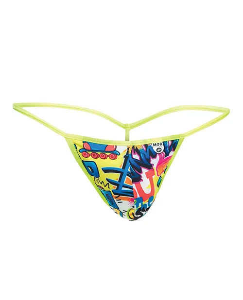 Malebasics Male Sex Toys Male Basics Sinful Hipster Wow T Thong GString Yellow Print SM Malebasics Male Sex Toys Male Basics Sinful Hipster Wow T Thong GString Yellow Print SM