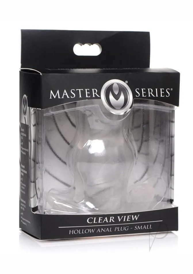 Master Series Clear View Hollow Anal Plug Small Master Series Male Sex Toys Master Series Clear View Hollow Anal Plug Small Master Series Male Sex Toys