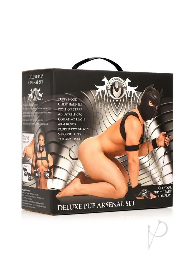 Master Series Deluxe Pup Arsenal Set Black Master Series Anal