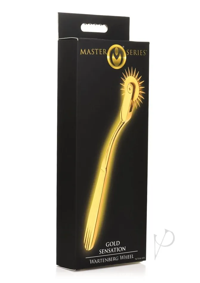 Master Series Gold Sensation Wartenberg Wheel Master Series Anal