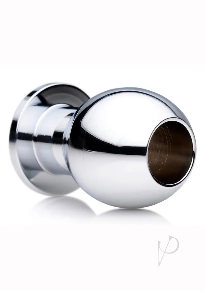 Master Series Male Sex Toys Master Series Abyss Hollow Anal Dilator Small 15in Silver