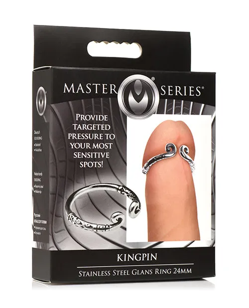 Master Series Male Sex Toys Master Series Kingpin Stainless Steel Glans Ring 24mm Master Series Male Sex Toys Master Series Kingpin Stainless Steel Glans Ring 24mm