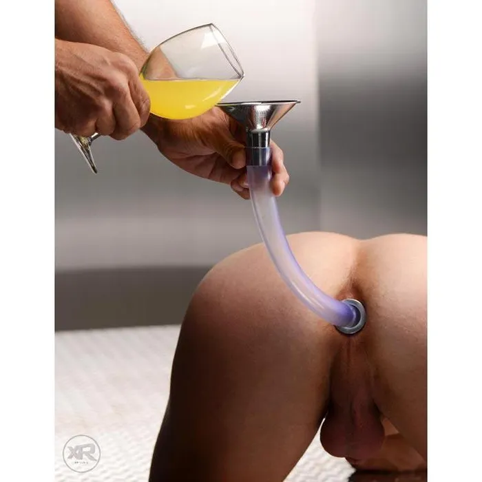 Master Series Male Sex Toys Stainless Steel Ass Funnel with Hollow Anal Plug Master Series Male Sex Toys Stainless Steel Ass Funnel with Hollow Anal Plug