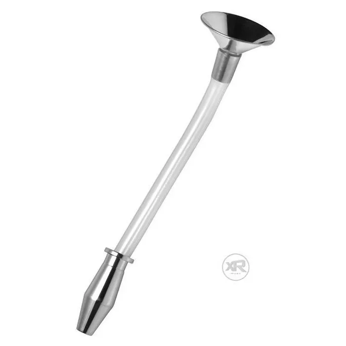 Master Series Male Sex Toys Stainless Steel Ass Funnel with Hollow Anal Plug