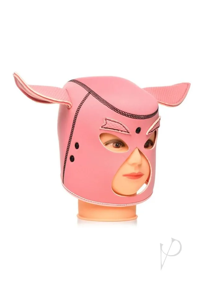 Master Series Vibrators Master Series Swine Pig Neoprene Hood Pink Master Series Vibrators Master Series Swine Pig Neoprene Hood Pink