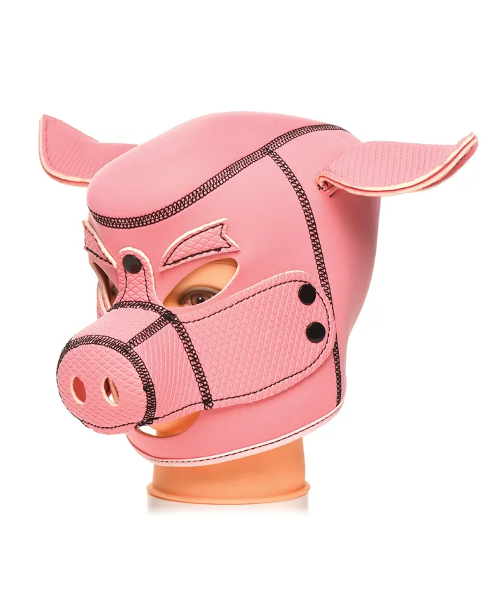 Master Series Vibrators Master Series Swine Pig Neoprene Hood Pink Master Series Vibrators Master Series Swine Pig Neoprene Hood Pink
