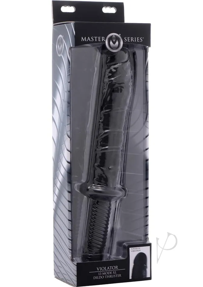 Master Series Violator XL Vibrating Dildo Thruster Black Master Series Anal Master Series Violator XL Vibrating Dildo Thruster Black Master Series Anal