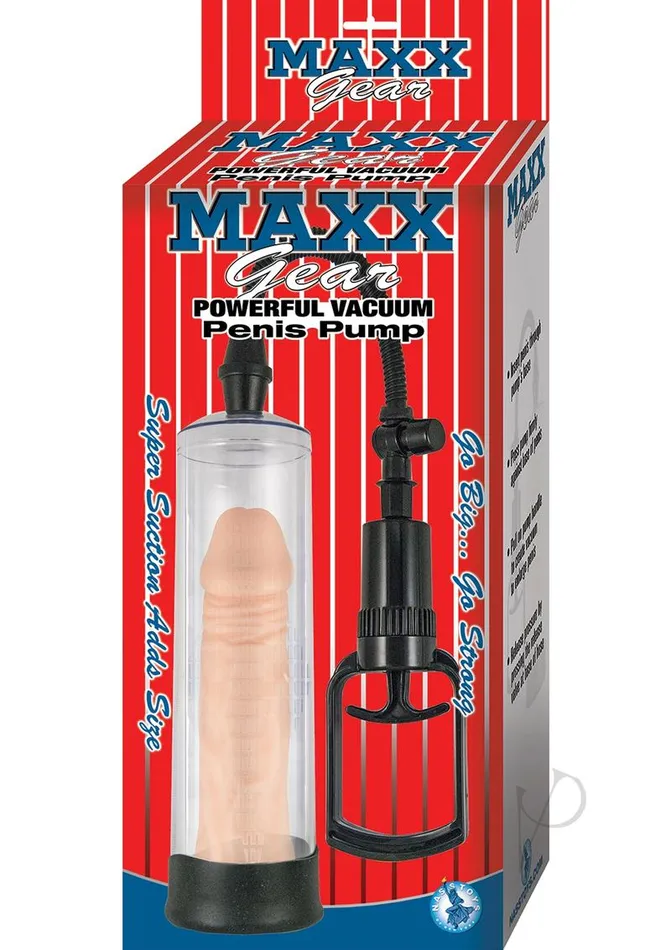 Maxx Gear Male Sex Toys Maxx Gear Powerful Vacuum Penis Pump Clear
