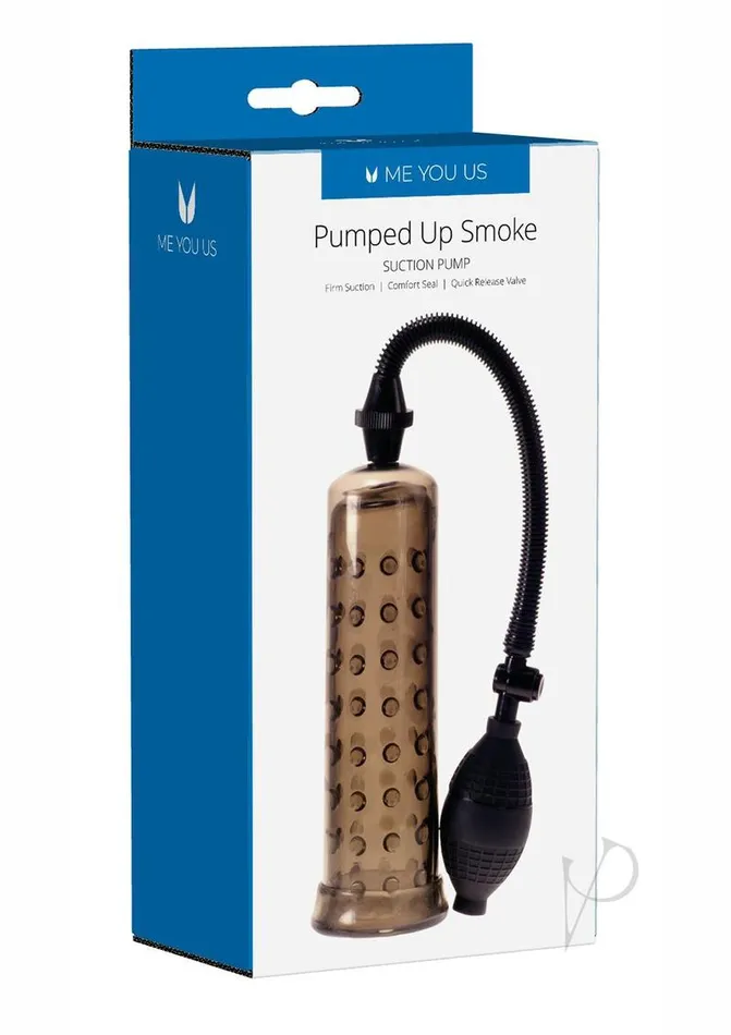 ME YOU US Pumped Up Smoke Penis Pump SmokeBlack Me You Us Male Sex Toys