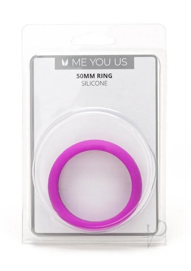ME YOU US Silicone 50mm Cock Ring Pink Me You Us Male Sex Toys