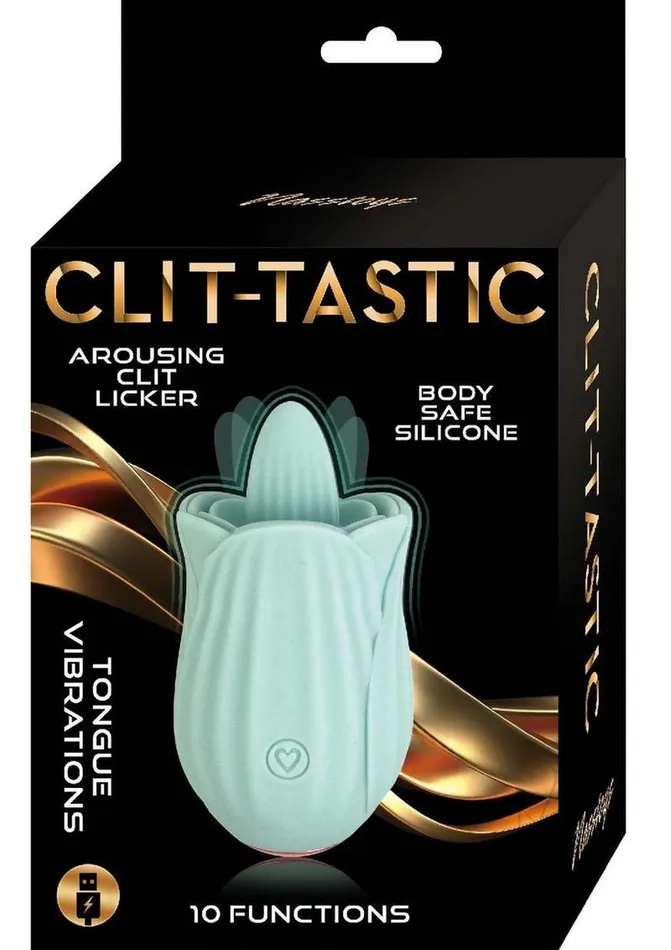 Nasstoys Female Sex Toys ClitTastic Arousing Clit Licker Rechargeable Silicone Clitoral Vibrator Aqua Nasstoys Female Sex Toys ClitTastic Arousing Clit Licker Rechargeable Silicone Clitoral Vibrator Aqua