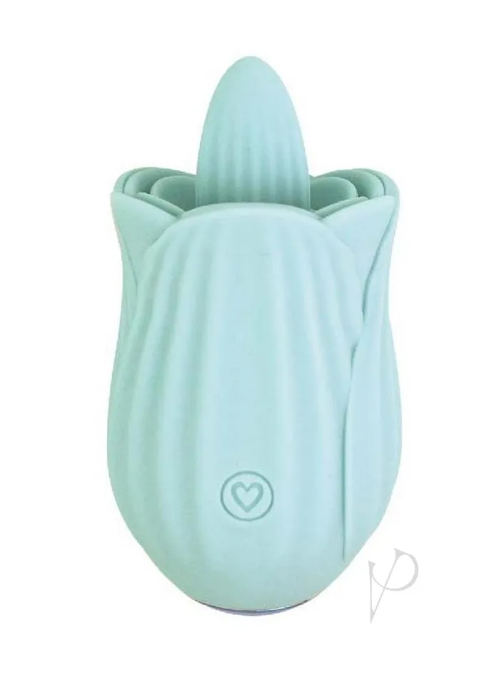 Nasstoys Female Sex Toys ClitTastic Arousing Clit Licker Rechargeable Silicone Clitoral Vibrator Aqua
