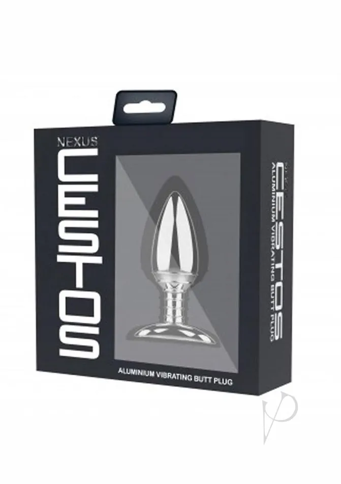 Nexus Cestos Rechargeable Aluminum Anal Plug with Remote Control Silver Nexus Male Sex Toys Nexus Cestos Rechargeable Aluminum Anal Plug with Remote Control Silver Nexus Male Sex Toys