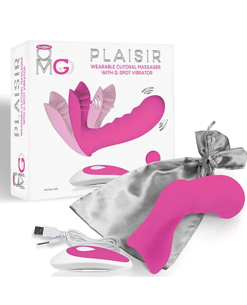 Omg Deeva Vibrators OMG Plaisir Wearable Clitoral Massager wGSpot Vibrator Pink Omg Deeva Vibrators OMG Plaisir Wearable Clitoral Massager wGSpot Vibrator Pink