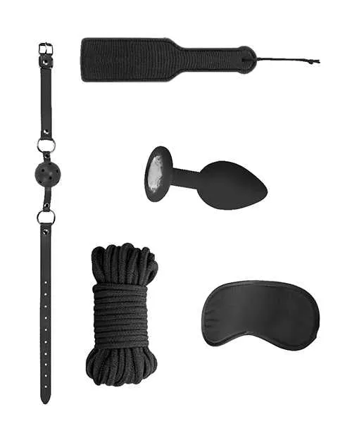Ouch Couples Ouch Kits Introductory Bondage Kit 5 4 piece kit Black Ouch Couples Ouch Kits Introductory Bondage Kit 5 4 piece kit Black