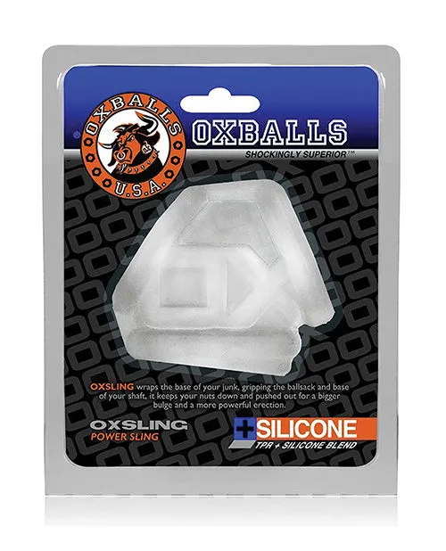 Oxballs Oxballs Oxsling Silicone Blend Power Sling Frost Male Sex Toys Oxballs Oxballs Oxsling Silicone Blend Power Sling Frost Male Sex Toys