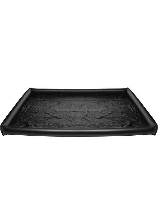 Passion Nuru Inflatable Vinyl Massage Sheet Black Passion Anal