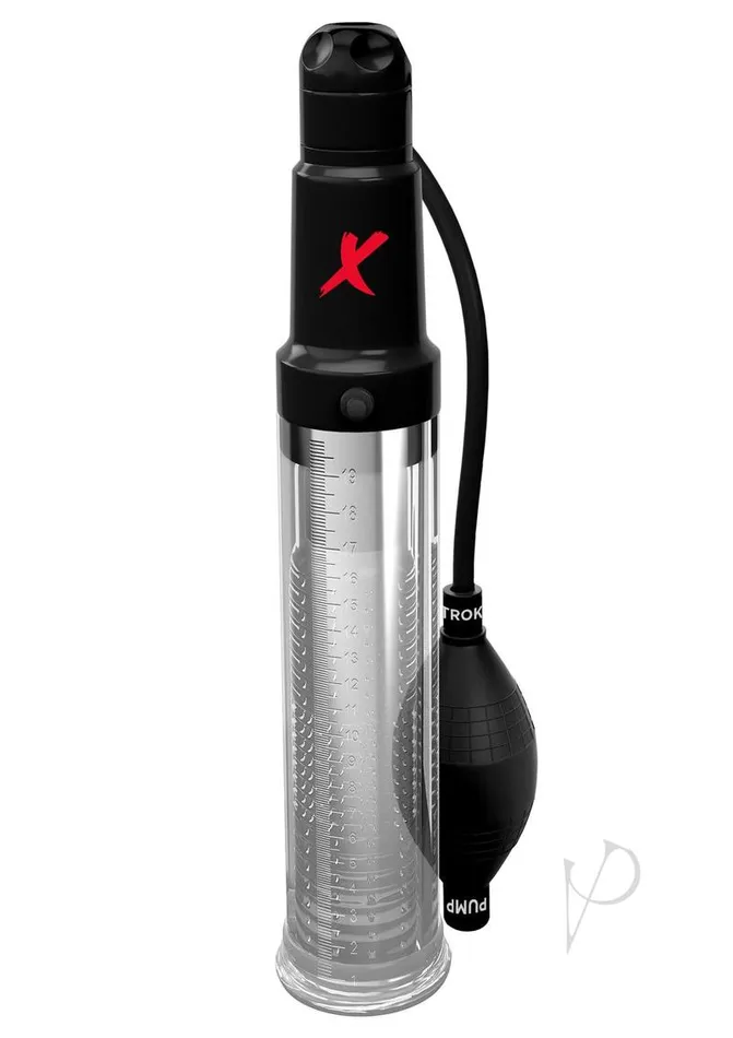 Pdx Elite Male Sex Toys PDX Elite SuckNPump Masturbator ClearBlack