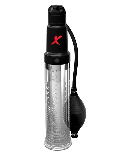 Pdx Elite Male Sex Toys PDX Elite SuckNPump Masturbator ClearBlack
