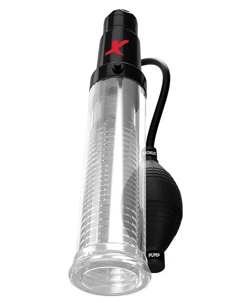 Pdx Elite Male Sex Toys PDX Elite SuckNPump Masturbator ClearBlack