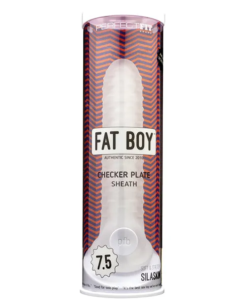 Perfect Fit Fat Boy 75 Checker Plate Sheath Clear Perfect Fit Anal
