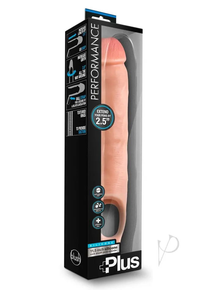 Performance Plus Male Sex Toys Performance Plus Silicone Cock Sheath Penis Extender 115in Vanilla Performance Plus Male Sex Toys Performance Plus Silicone Cock Sheath Penis Extender 115in Vanilla