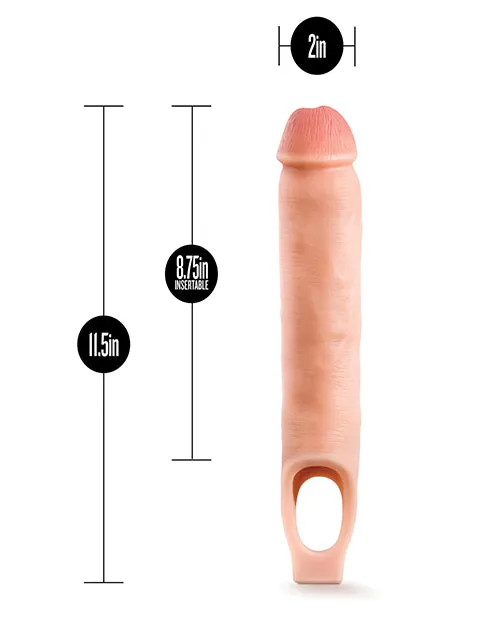 Performance Plus Male Sex Toys Performance Plus Silicone Cock Sheath Penis Extender 115in Vanilla