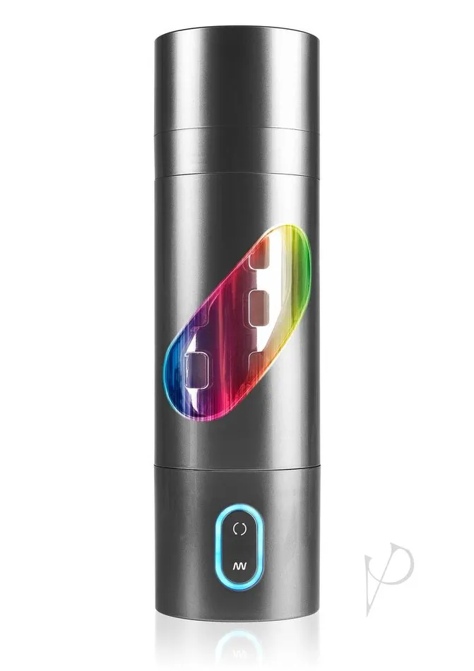 Pipedream Extreme Toyz Male Sex Toys Pipedream Extreme Toyz Rechargeable RotoBator Mouth Masturbator Mouth BlackClearMulti