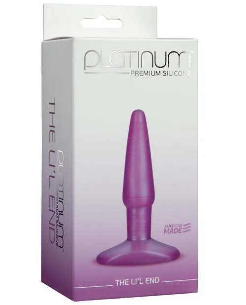 Platinum Premium Silicone Anal Platinum Premium Silicone The Lil End Anal Plug Purple Platinum Premium Silicone Anal Platinum Premium Silicone The Lil End Anal Plug Purple