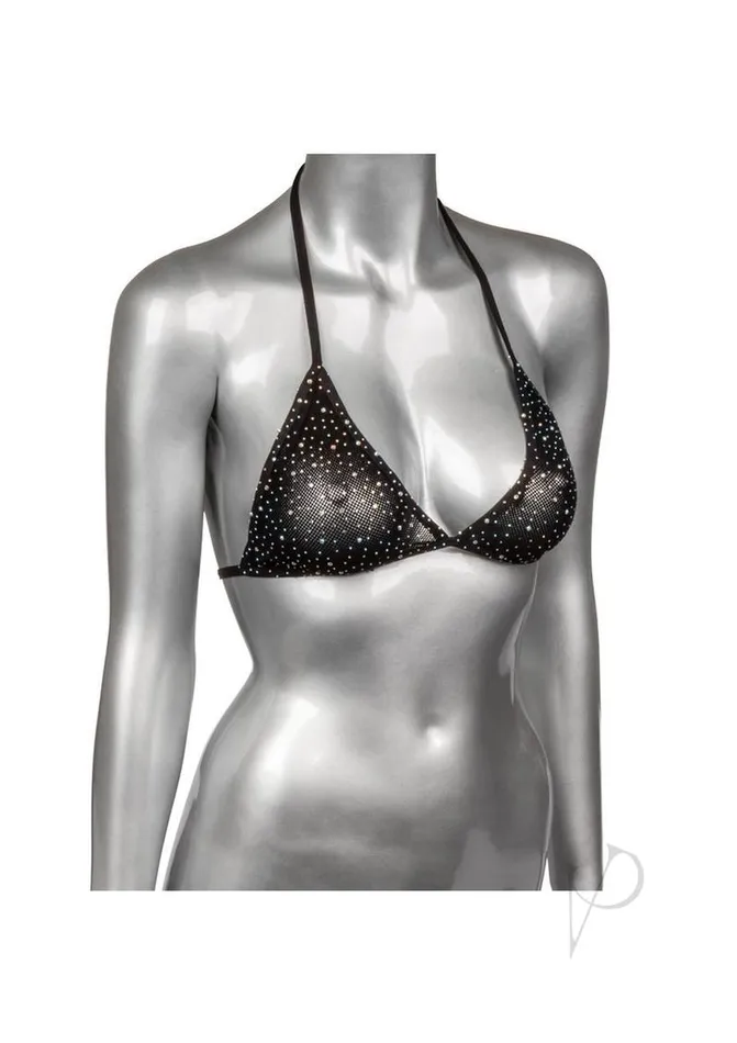 Plus Size Radiance Triangle Bikini Top Plus Size Black Radiance