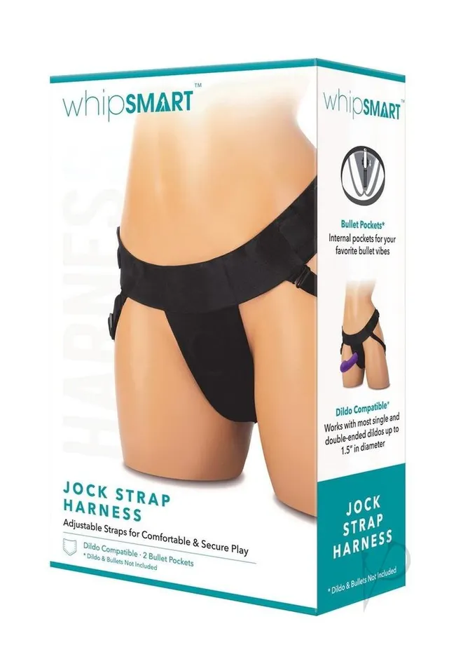 Plus Size Whipsmart WhipSmart Jock Strap Harness Plus Size Black