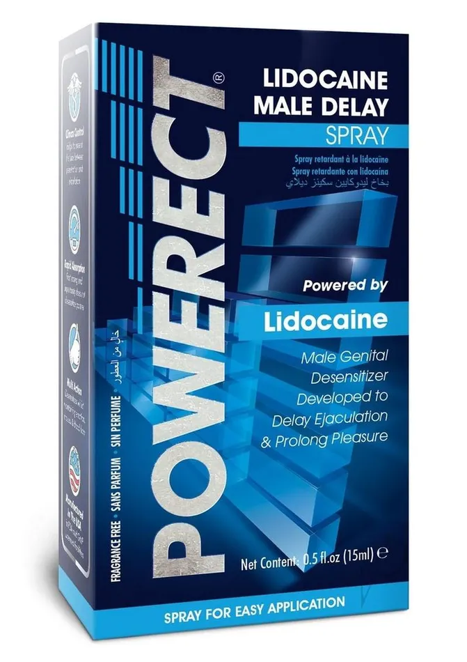 Powerect Lidocaine Delay Spray 15ml Powerect Vibrators
