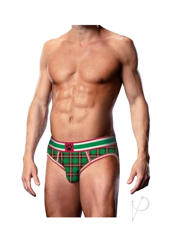 Prowler Anal Prowler Tartan 2 Open Brief Medium GreenRed Prowler Anal Prowler Tartan 2 Open Brief Medium GreenRed