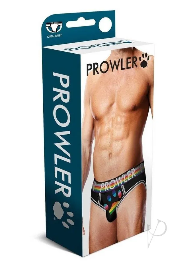 Prowler Black Oversized Paw Open Brief XXL BlackRainbow Prowler Anal