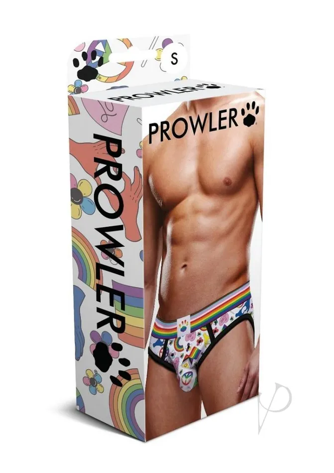 Prowler Prowler Pride Love and Peace 1 Brief XXLarge Rainbow Vibrators