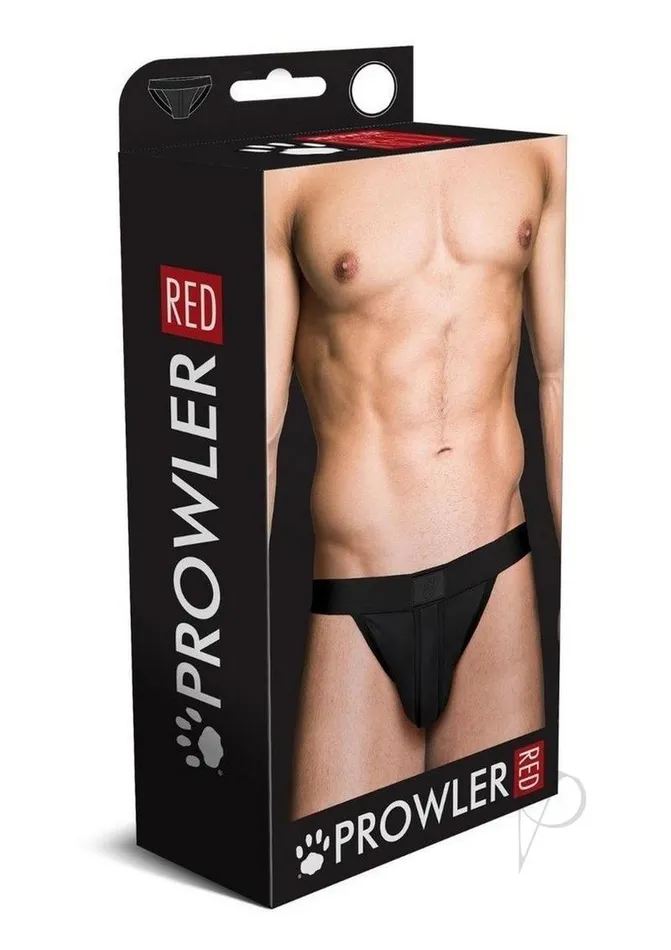 Prowler RED AssLess Jock Small Black Prowler Red Anal