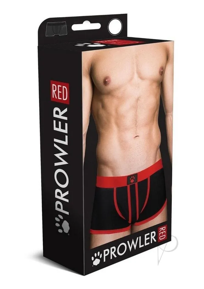 Prowler RED AssLess Trunk Small RedBlack Prowler Red Anal