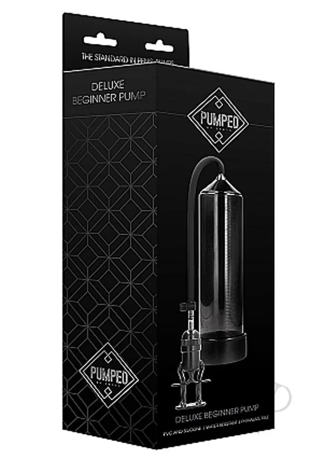 Pumped Pumped By Shots Deluxe Beginner Penis Pump Black Male Sex Toys