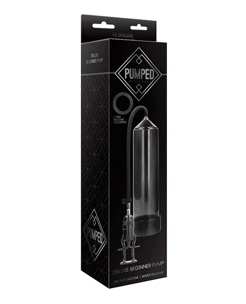 Pumped Pumped By Shots Deluxe Beginner Penis Pump Black Male Sex Toys