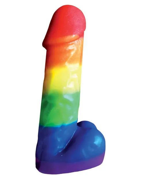 Rainbow Anal Rainbow Pecker Party Candle 75 Inch Multicolor