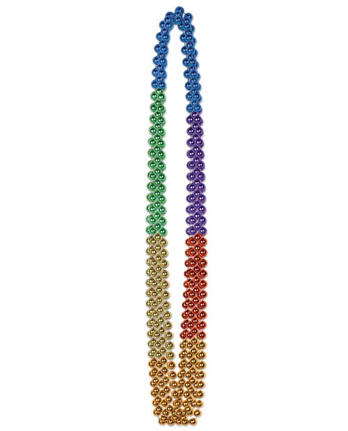 Rainbow Beads Pack of 6 Beistle Anal