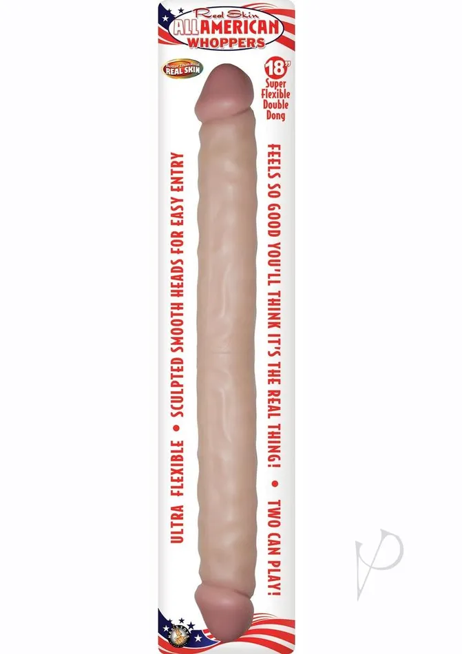 Real Skin All American Whoppers Double Dildo Dildo 18in Vanilla Whoppers Dildos Real Skin All American Whoppers Double Dildo Dildo 18in Vanilla Whoppers Dildos