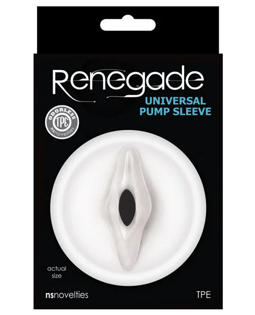 Renegade Male Sex Toys Renegade Universal Pump Sleeve Vagina Clear