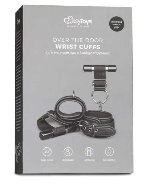 Restraints Easy Toys Easy Toys Over The Door Wrist Cuffs Black
