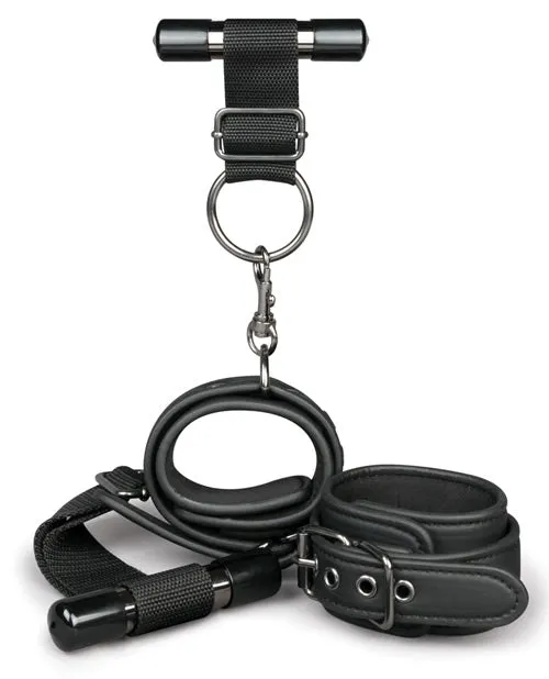 Restraints Easy Toys Easy Toys Over The Door Wrist Cuffs Black Restraints Easy Toys Easy Toys Over The Door Wrist Cuffs Black