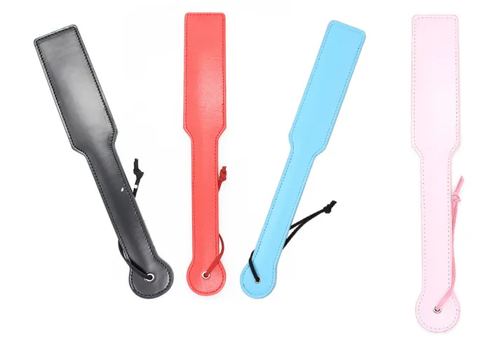 Restraints Wild Night Fantasies Leather Spanking Paddle 34cm