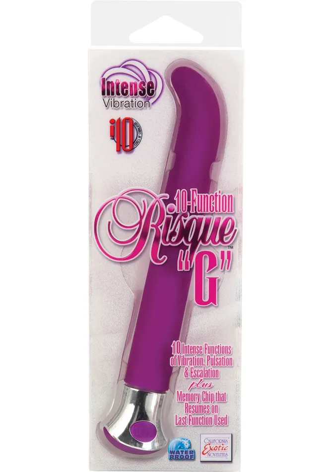 Risque 10 Function G GSpot Vibrator Purple Risque Vibrators