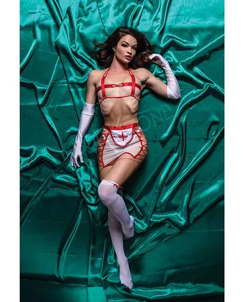 Role Play Anal Role Play Naughty Nurse 5 pc Set RedWhite SM Role Play Anal Role Play Naughty Nurse 5 pc Set RedWhite SM