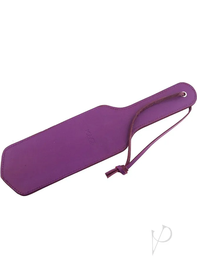 Rouge Vibrators Rouge Leather Paddle Purple